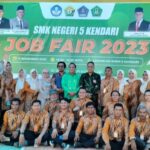 SMKN 5 Gelar Job Fair. Disnakerperin : Kegiatan ini Pengaruhi TPT
