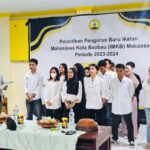 Doktor Bahtiar di Daulat lantik Organda Mahasiswa Bau Bau Sultra di Makassar